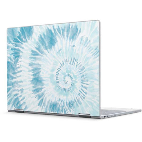 Blue and White Tie Dye Pixelbook Skin